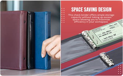 Three Ring Binder For Checks