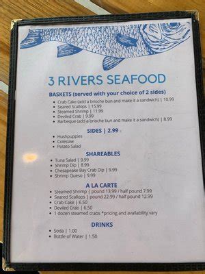 three rivers seafood west point