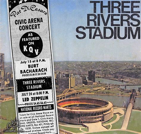 three rivers stadium concert history