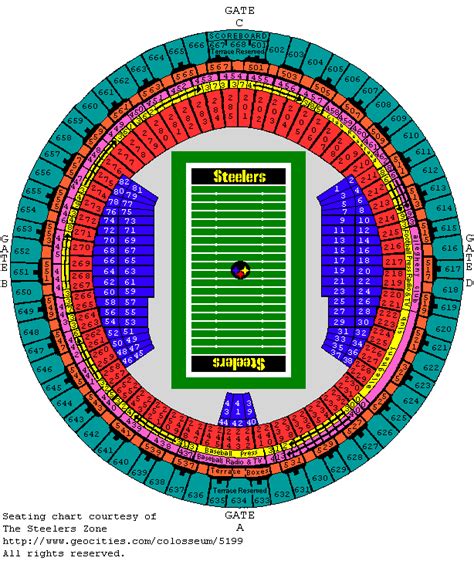 three rivers stadium seats