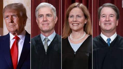 three supreme court justices trump appointed