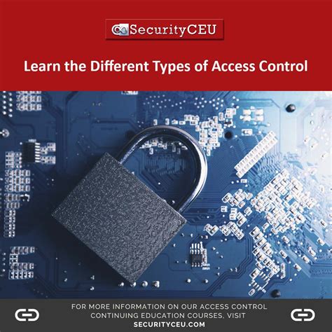 Three Types Of Access Control Security
