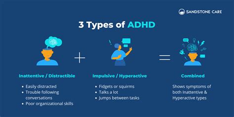 three types of adhd in adults
