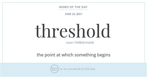 Threshold Language Definition