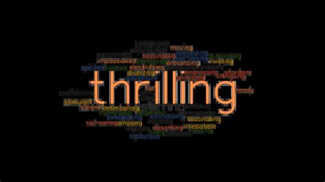 thrilling in other words