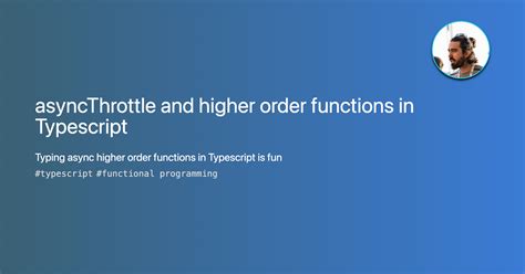 Throttle Function Typescript
