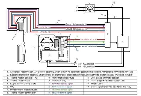 throttle position sensor wiring diagram