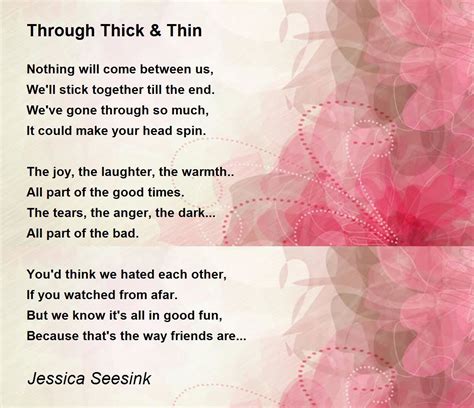 through thin and thick quotes