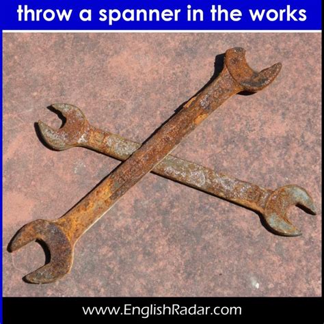 Throw A Spanner In The Works Define