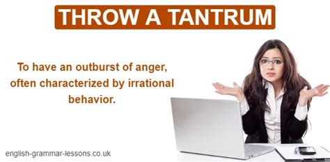 Throw A Tantrum Wordreference