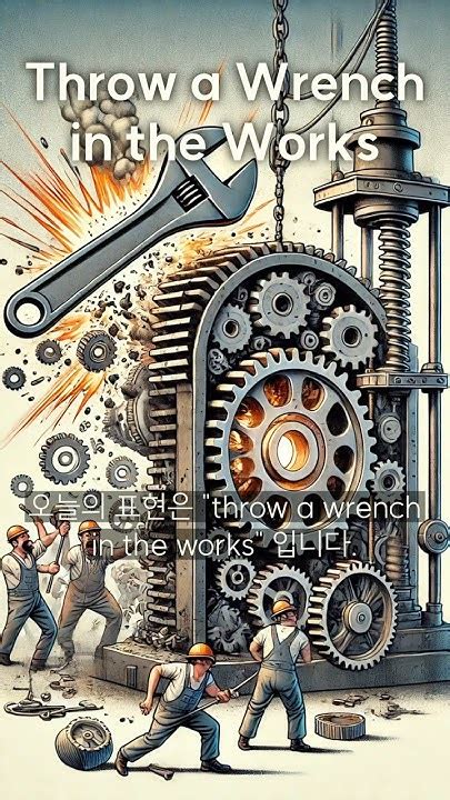 Throw A Wrench In The Works Example