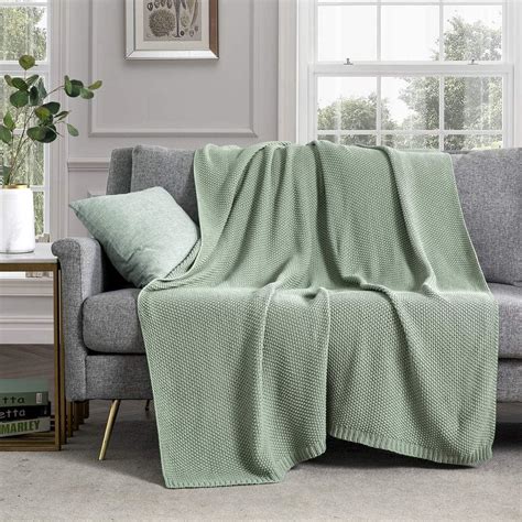 Throw Blanket Sage Green