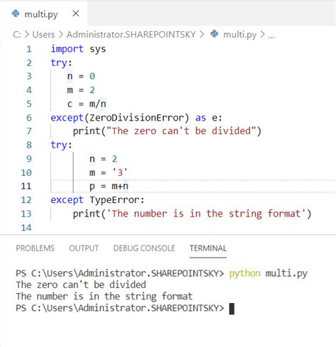 Throw Catch Python