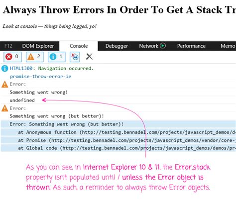 Throw Error In Promise Chain