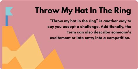 Throw Hat In The Ring Synonyms