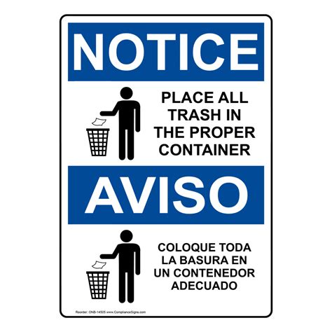 Throw In Trash In Spanish