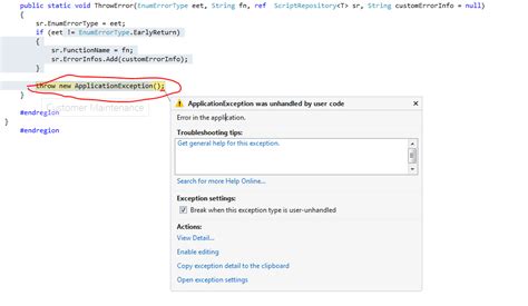 Throw Overflow Error C