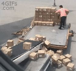 Throw Package Gif