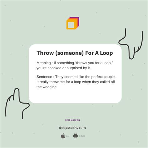 Throw Someone For A Loop Meaning