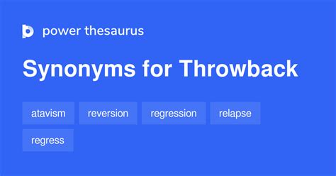 Throwback Synonyms Starting With G