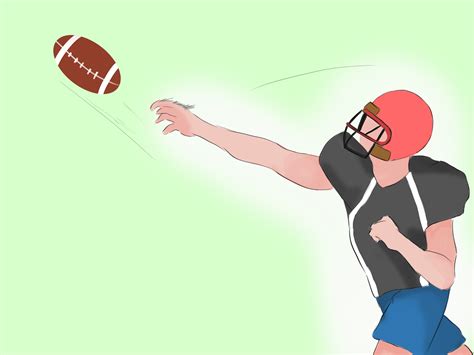 throwing and catching a football