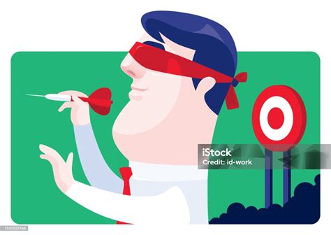 Throwing Dart Blindfolded