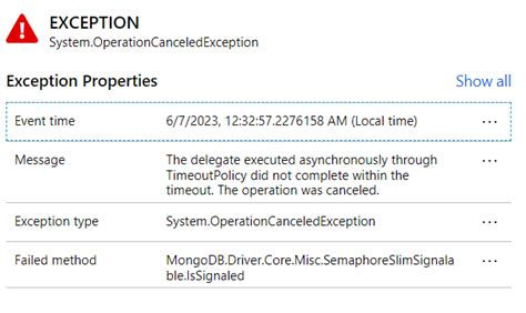 Throwing Exception Deadlock