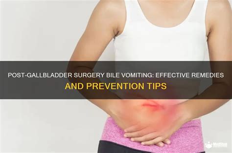 Throwing Up Bile Gallbladder