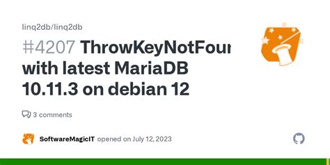 Throwkeynotfoundexception