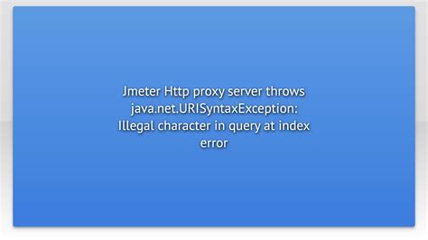 Throws Urisyntaxexception