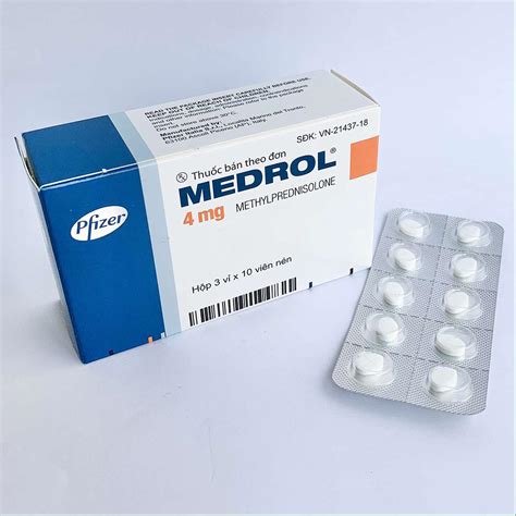 Medrol 4mg Pfizer Hộp 30v Giá Thuốc Sỉ Giá luôn luôn tốt