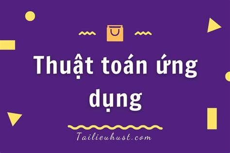 thuat toan ung dung