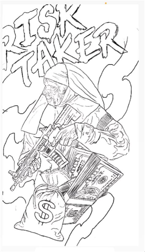 Thug Tattos Drawing