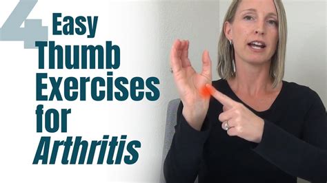 Thumb Base Arthritis Exercises