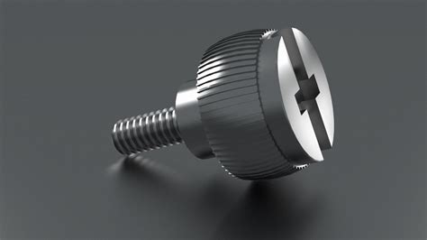 Thumb Screw 3D Model