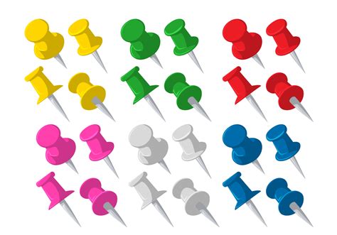 Thumb Tack Vector