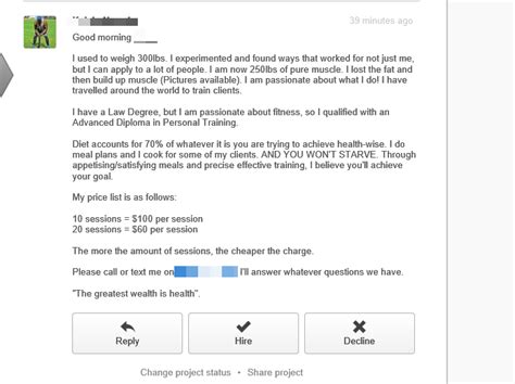 thumbtack quote template examples