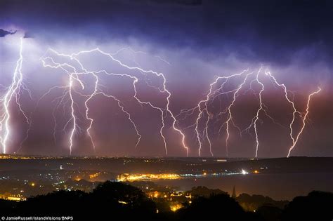 thunder and lightning last night