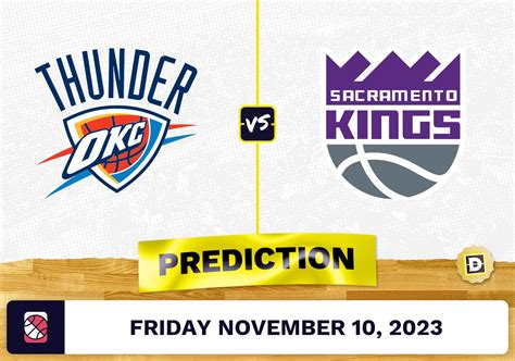 thunder vs kings prediction sports chat place
