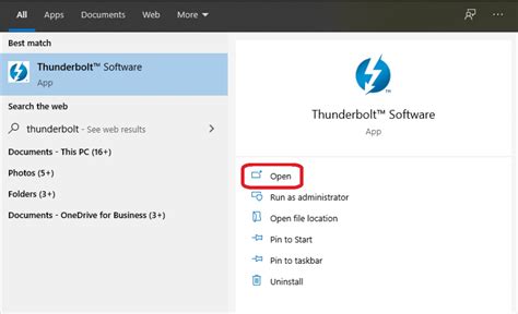 thunderbolt software for windows 11
