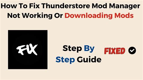 thunderstore not updating mods