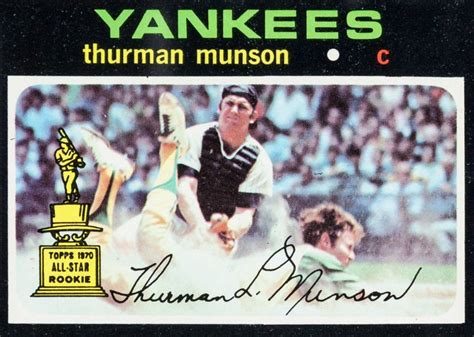 thurman munson 1971 topps #5