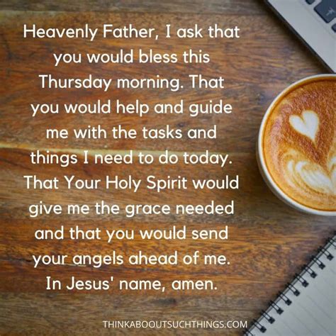 Thursday Prayer