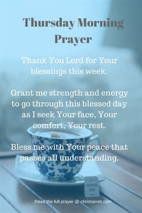 thursday prayer for today