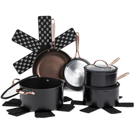 Thyme And Table Cookware Set Rose Gold