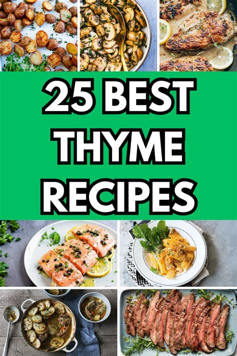 Thyme Based Recipes