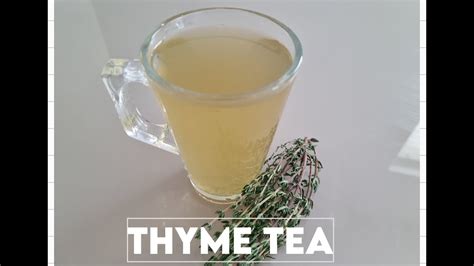 Thyme Ginger Tea For Cough