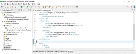 Thymeleaf Dependency
