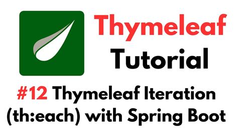 Thymeleaf Loop