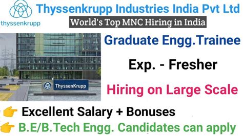 thyssenkrupp india job openings